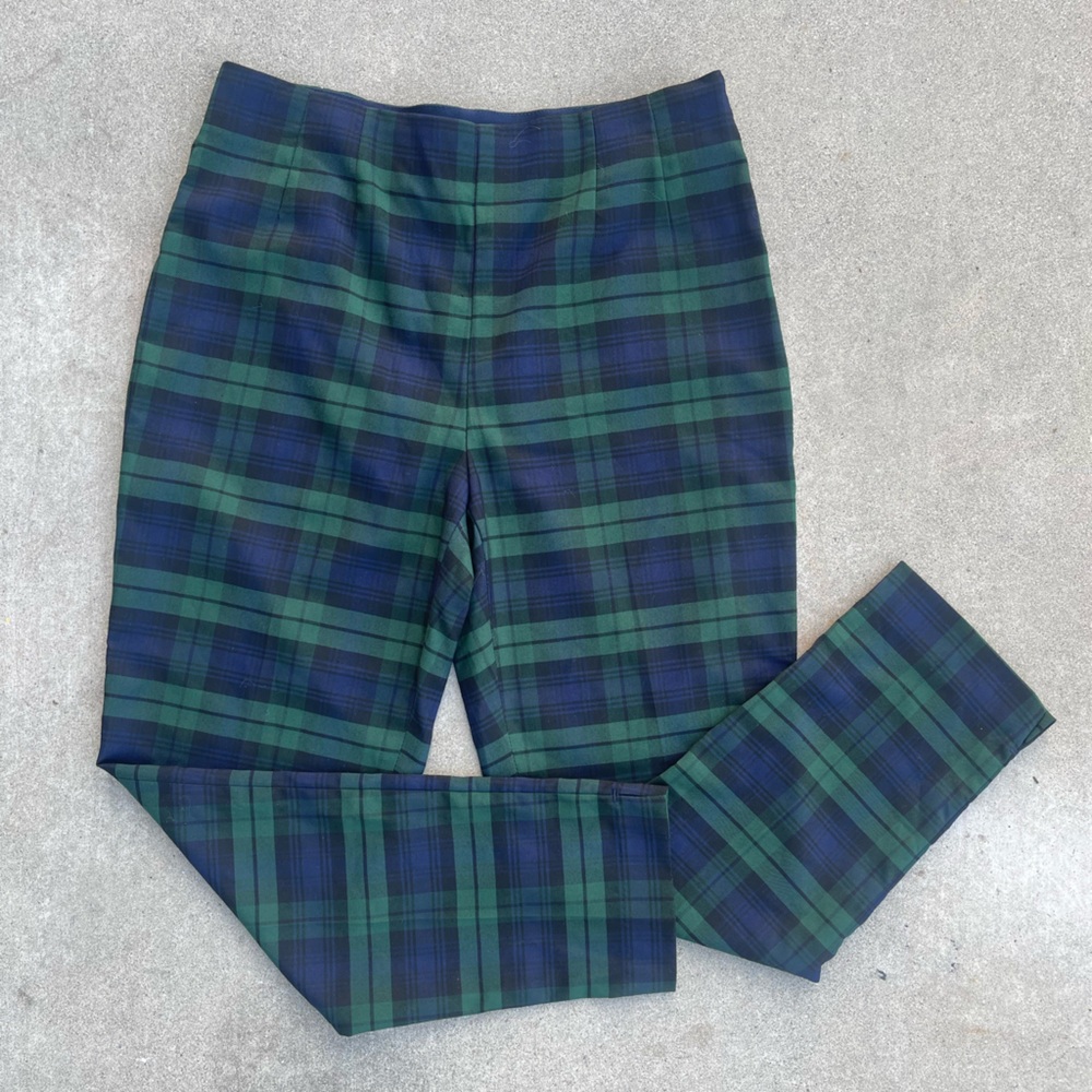 CHAPS Women’s Plaid Ankle Pant (Size 10)